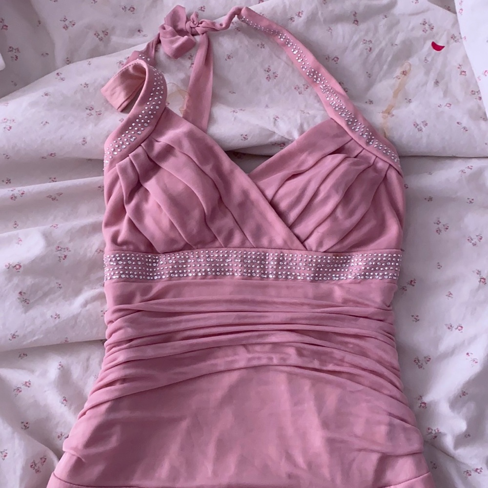 Pale pink formal dress